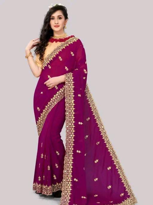 GABANI FASHION CUTWORK  MIRROR SAREE