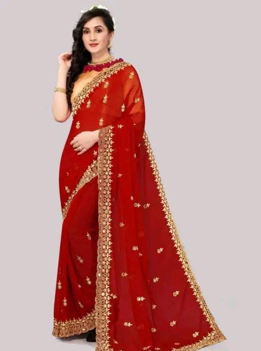 GABANI FASHION CUTWORK  MIRROR SAREE