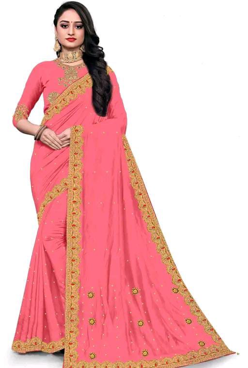 Heavy vichitra Silk Saree