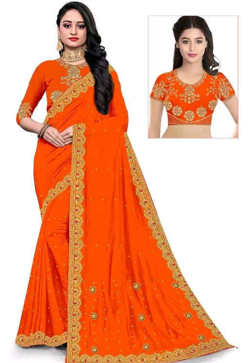 Heavy vichitra Silk Saree