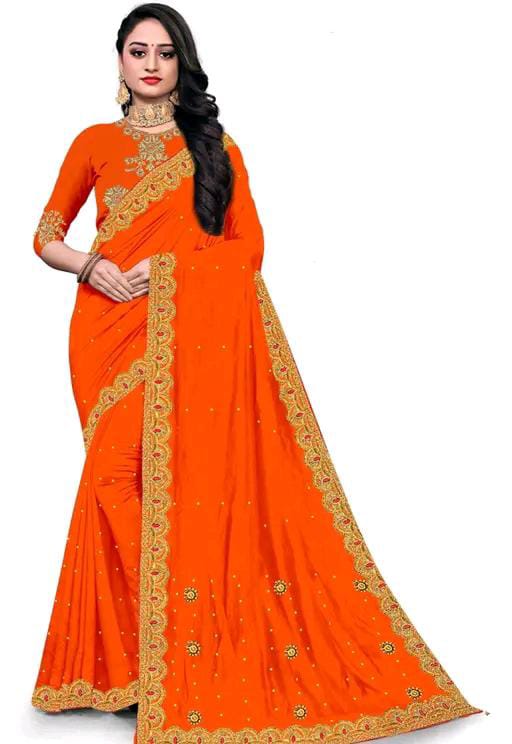 Heavy vichitra Silk Saree