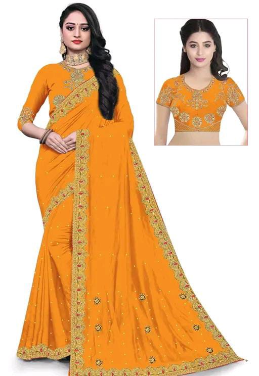 Heavy vichitra Silk Saree