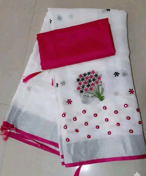 Krivity Brand Bollywood Cotton  Linen Saree