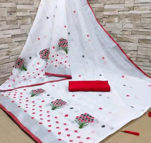 Krivity Brand Bollywood Cotton  Linen Saree