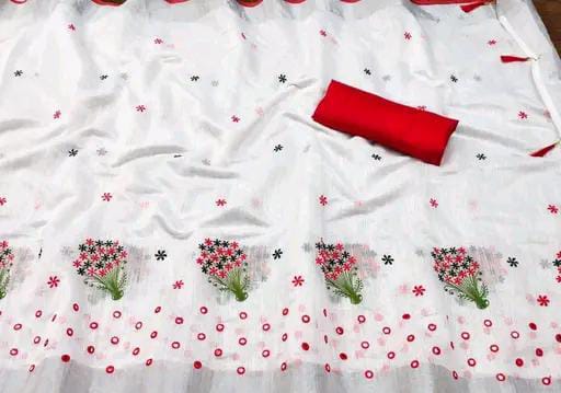 Krivity Brand Bollywood Cotton  Linen Saree