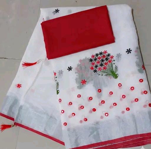 Krivity Brand Bollywood Cotton  Linen Saree