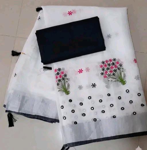 Krivity Brand Bollywood Cotton  Linen Saree